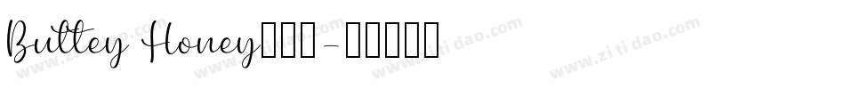 Buttey Honey生成器字体转换